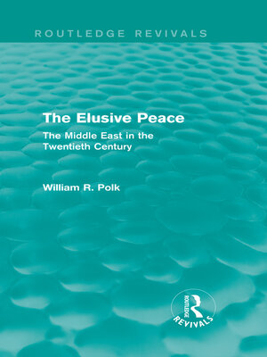 cover image of The Elusive Peace (Routledge Revivals)